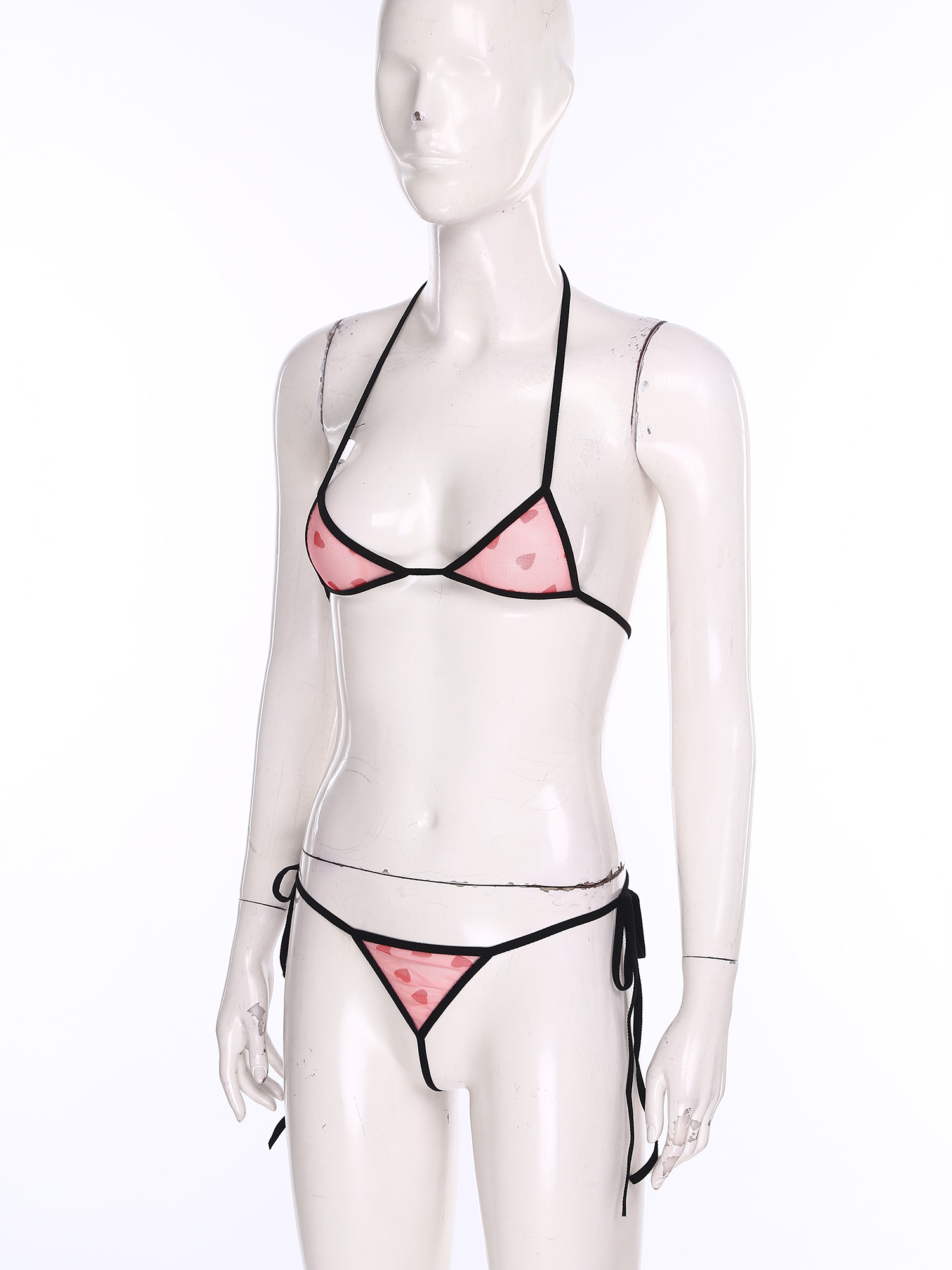 Womens Micro Mini Bikini Linge - Sheer Mesh Bra 评论和价格