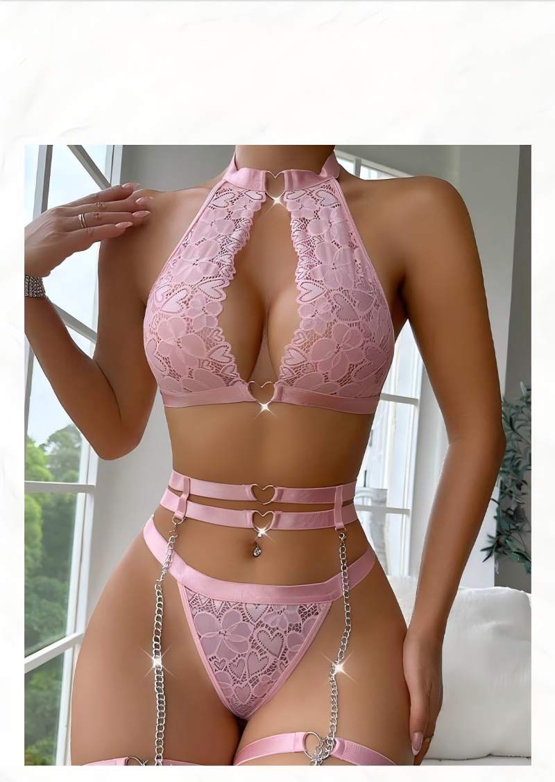 Sexy Lingerie Set Push Up Lace - Minimizer Bra Women 评论和价格
