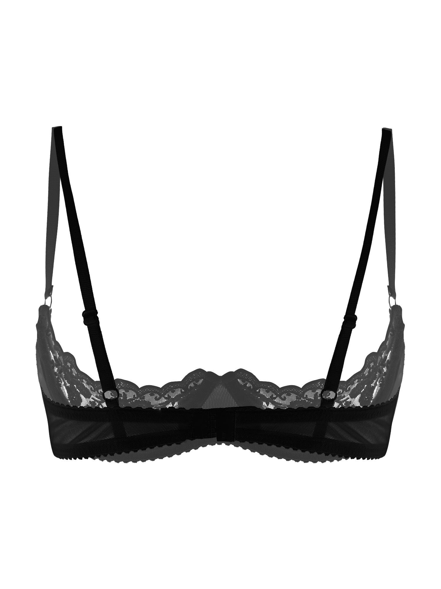 Women Sexy Open Cups Bra Sheer - Sheer Mesh Bra 评论和价格