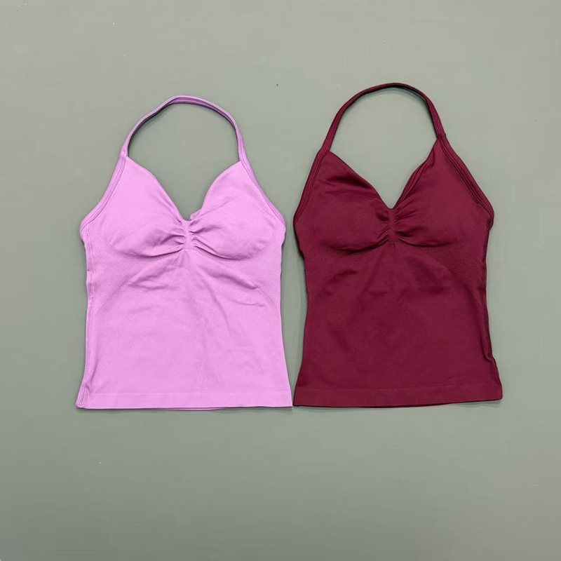 Gym Women Sports Tank Top Seam - Sports Bra Racerback 评论和价格