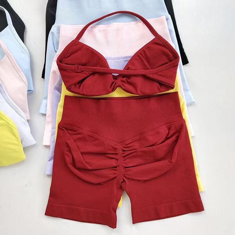 HISTELLO Sports Set  Piece Wom - Sports Bra Racerback 评论和价格