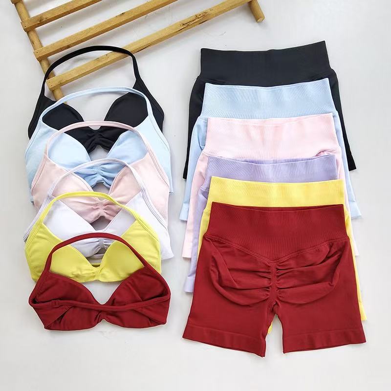 HISTELLO Sports Set  Piece Wom - Sports Bra Racerback 评论和价格