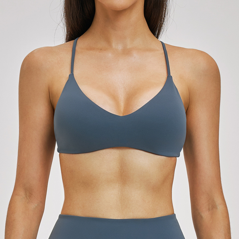 Backless Yoga Bra Gym Women Sp - Sports Bra Racerback 评论和价格