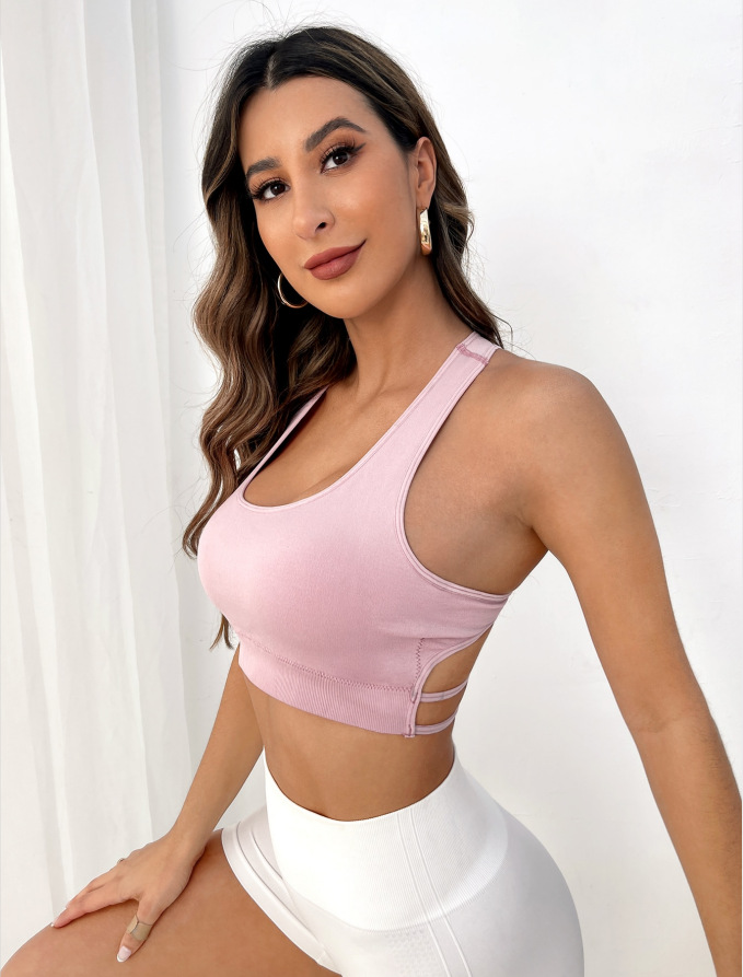 Breathable Sports Bra Fitness  - Plunge Bra Push Up 评论和价格