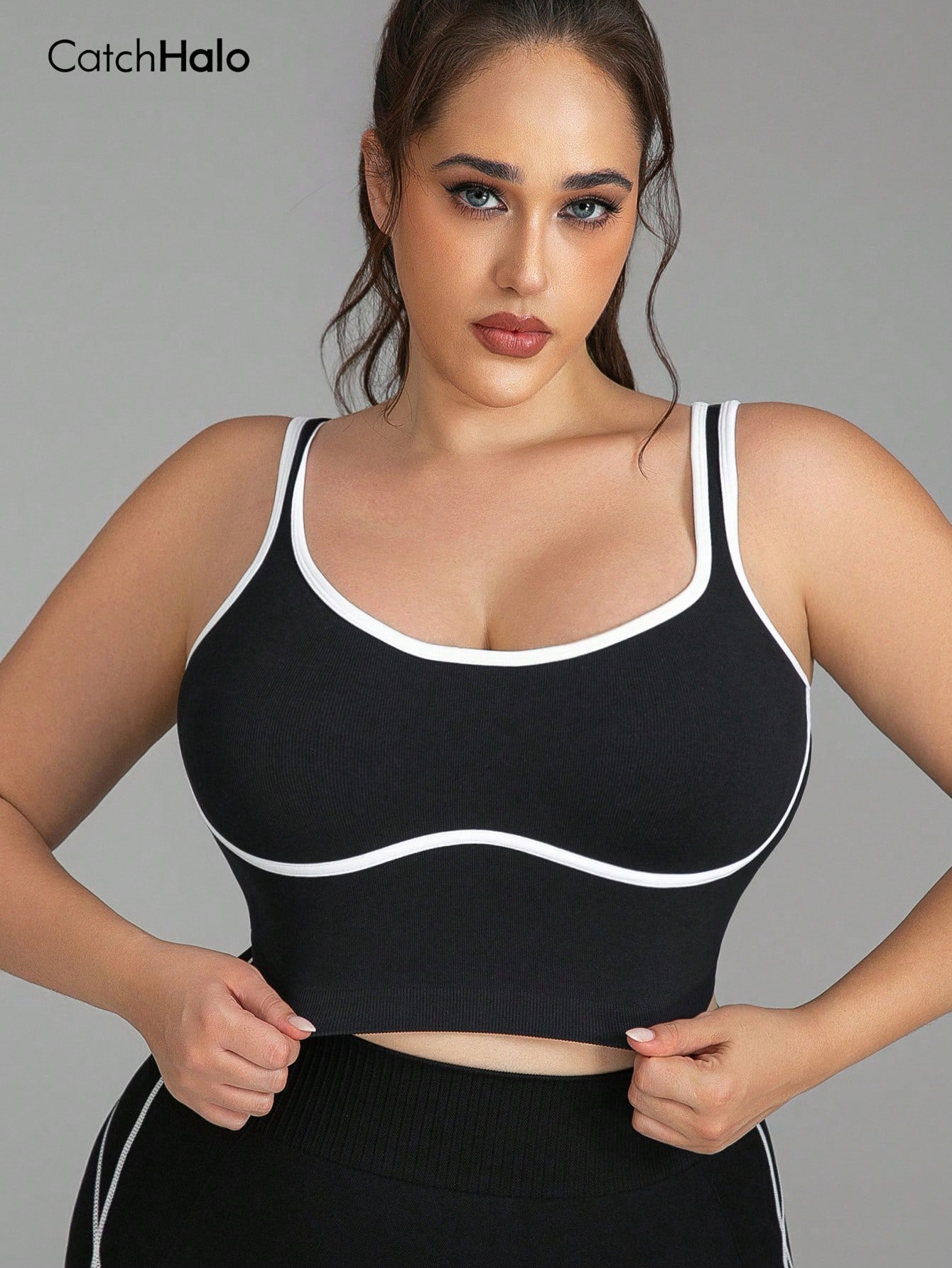 Women Plus Size Seamless Brale - Sports Bra Racerback 评论和价格