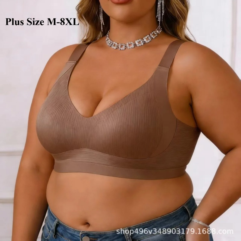 M-8XL PlusSize Women Full Cove - Minimizer Bra Women 评论和价格