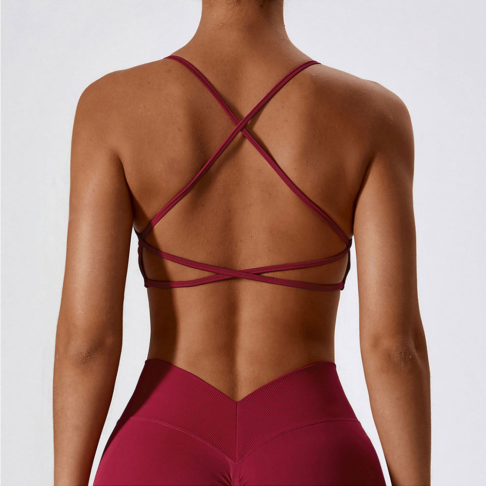 Women Cross Strap Sports Bra W - Sports Bra Racerback 评论和价格