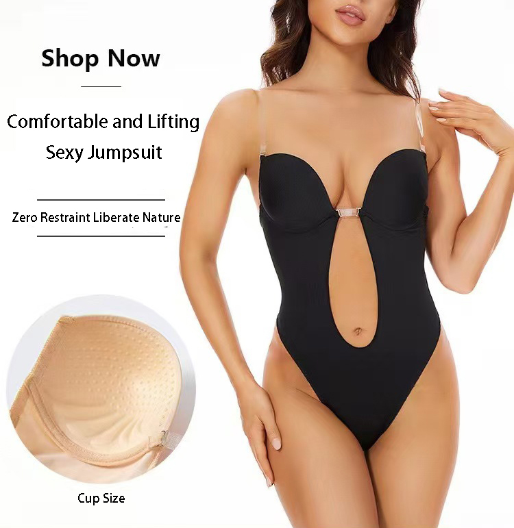 Anti Slip Glue Backless Body S - Plunge Bra Push Up 评论和价格