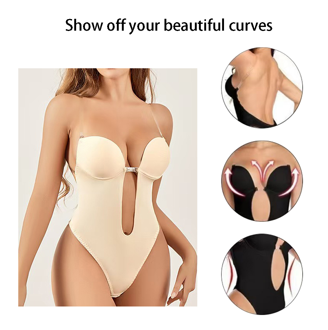 Anti Slip Glue Backless Body S - Plunge Bra Push Up 评论和价格